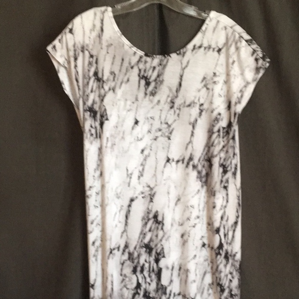 Midi / maxi dress with the perfect marbling